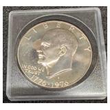 1976 Eisenhower Bicentennial Dollar Coin
