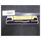 14K Layered Cuban Curb 8.5" Bracelet