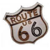 Route 66 US Shield Wall Sign 29x30 Inches