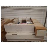 Baseball Card Collection in Boxes