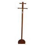 72in Wood Coat Stand with Pegs