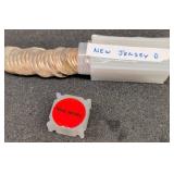 Roll of New Jersey State Quarters (D Mint)