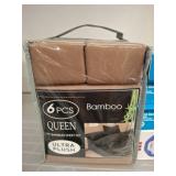 6-Piece Bamboo Queen Sheet Set Ultra Plush
