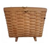 Longaberger baskets Woven Wood Picnic Basket with