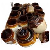 Stoneware Crocks and Mugs Assortment