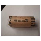 $25 Roll of Andrew Jackson Dollar Coins