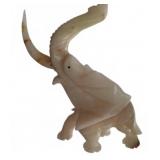 Carved Onyx Elephant Figurine