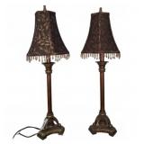 29in Table Lamps with Fabric Shades