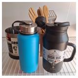 Kitchenware Assortment: Bottles, Utensils, &