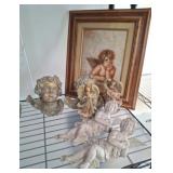 Cherub and Angel Figurines and Print