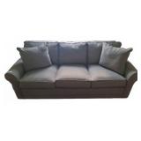 Gray Upholstered Sleeper Sofa, 80in