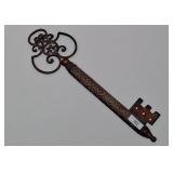 Decorative Metal Wall Key Sculpture 28in