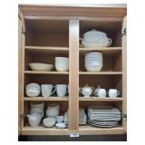 White Elements Dinnerware Set, 36 Pieces