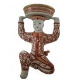 Chinese Ceramic Figurine Bowl Decor