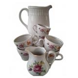 JLMenau Henneberg Porcelain Cup Set and Pitch