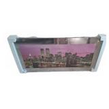 38x19 Illuminated New York City Skyline Wall,