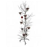 12x45 Inch Metal Tree Candle Holder Stand