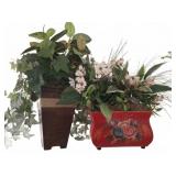 Decorative Faux Plant Arrangements