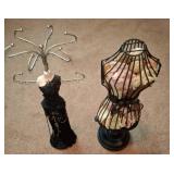 Decorative Dress Form Jewelry Holders - 2 Pc