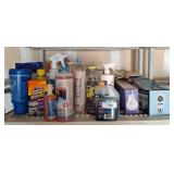 Garage and Cleaning Supplies Lot