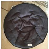 Round Black Folding Saucer Chair