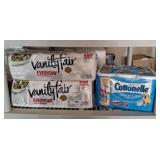 Vanity Fair Napkins & Cottonelle Tissue Set
