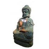 20in Terracotta Seated Buddha Statue