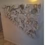 METAL AND WOOD WALL ART