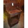 WOOD MAITRE D STAND 28" X 18" X 54"