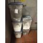 22 QT PLASTIC BINS WITH LIDS