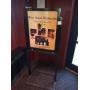 METAL FRAME MENU STAND