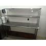 72" X 24" SS TABLE WITH OVERSHELF