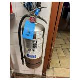 CHROME FIRE EXTINGUISHER
