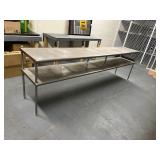 108" X 20.5" DOUBLE OVERSHELF