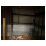72" X 24" GREEN METRO RACKS - NO CONTENTS