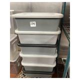 BUS BINS WITH LIDS