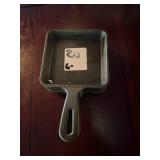 SQUARE CAST IRON PANS 6" X 6"