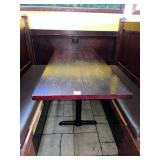72" X 32" WOOD TOP TABLES DOUBLE BASE
