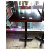 24" X 24" HIGH TOP WOOD TABLES