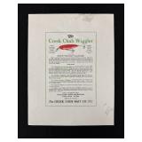 1916 Creek Chub Catalog Printer's Proof