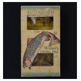 Early Weber Autograph Fly Box