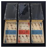 3 Early Weber Trout Fly Sets