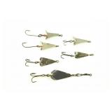 6 Vintage English Spinners