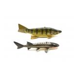 2 Vintage Fish Decoys