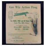Gee Wiz Action Frog Store Card