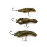 3 Heddon Luny Frogs
