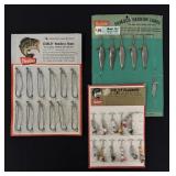 3 Heddon Store Display Cards