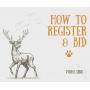 HOW TO REGISTER & BID: *Read, don't bid here*