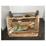 CEMENT HAND TOOLS IN WOOD BOXES