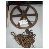 INDUSTRIAL WHEEL AND PULLEY